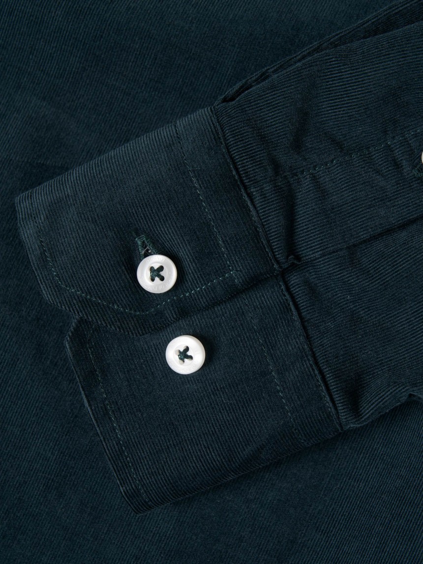Camisa de bombazine slim fit