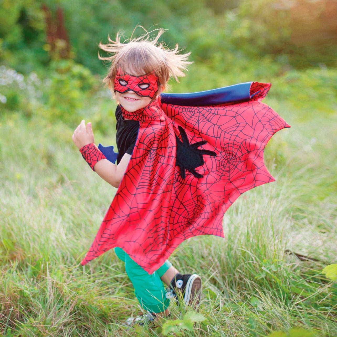 Cape met Masker Spider, 3-4 jaar