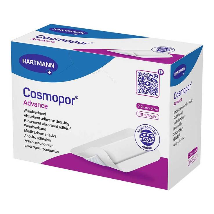 Cosmopor Advance 5x7,2 cm, 10 St
