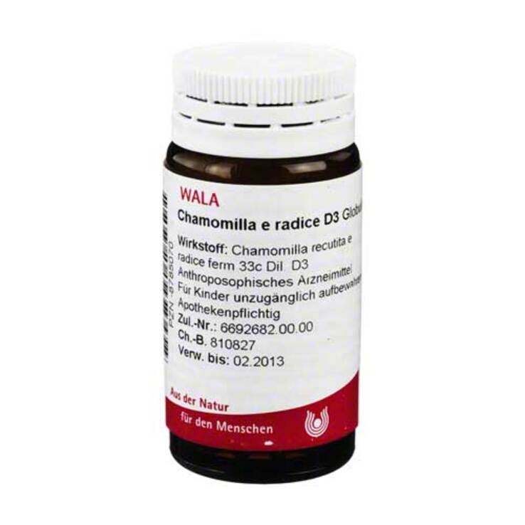 Chamomilla E Radix D 3 Globuli, 20 g