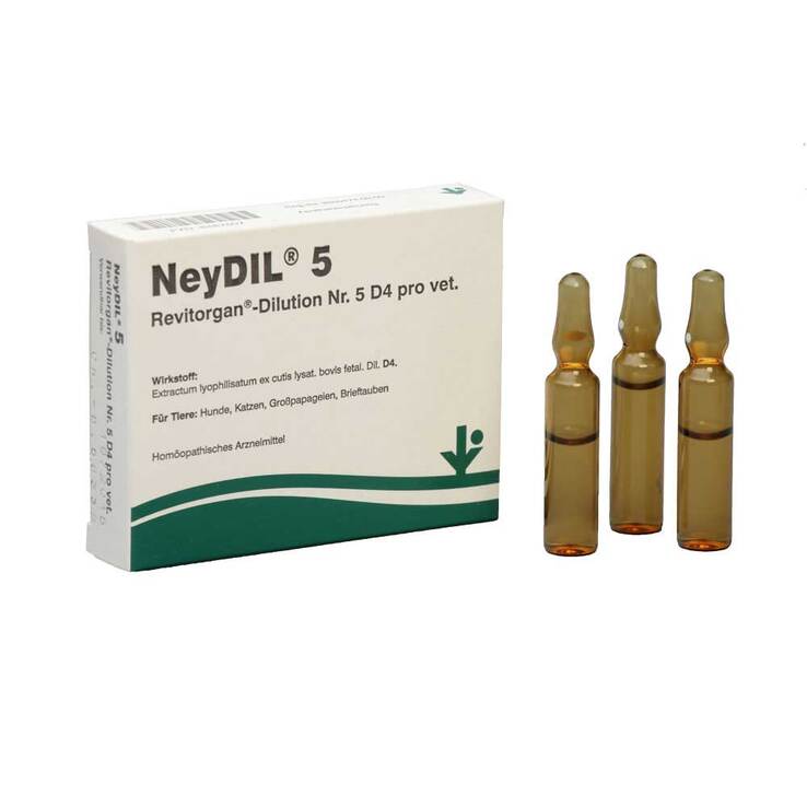 Neydil Nr.5 Revitorgan Dil.D 4 pro vet. Ampullen, 5X2 ml