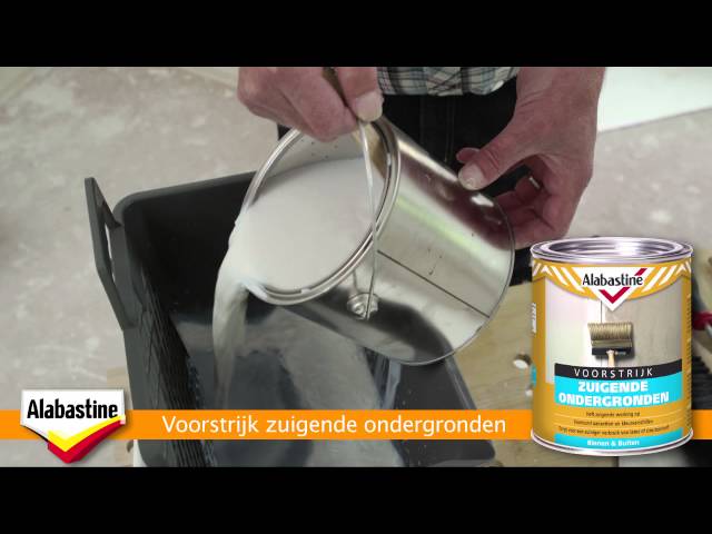 Alabastine Rolbare Voorstrijk Alles In 1 - Wit - 5L