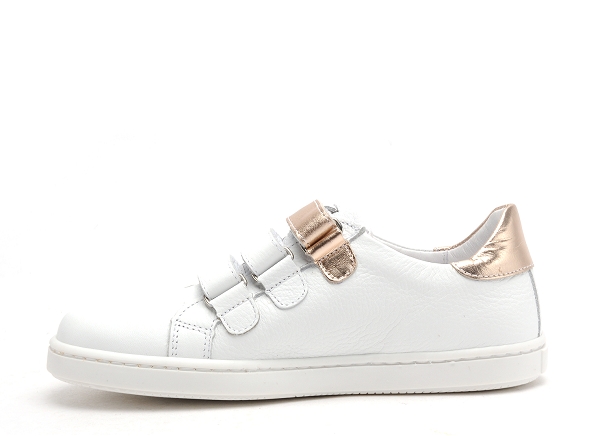 Bellamy basses enfant fillette opale blanc