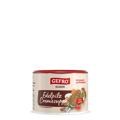 Edelpilz-Cremesuppe: mit Steinpilzen und Champignons