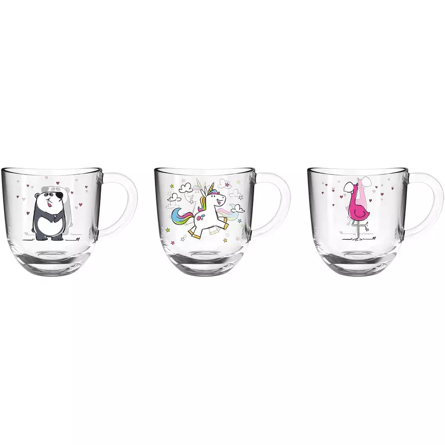 Leonardo Kindertassen Bambini 280 ml 3er Set bunt