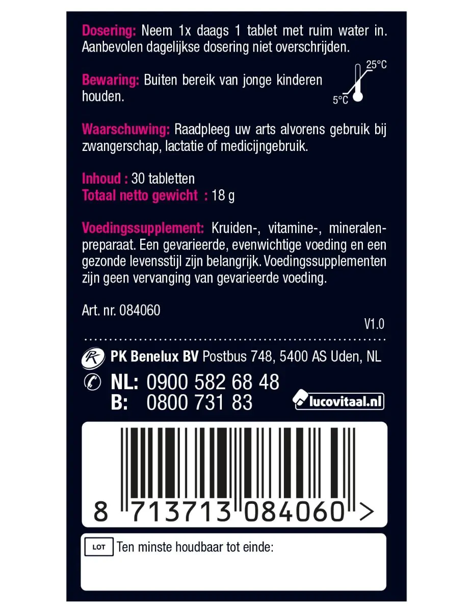 Libido Support Vrouw 30 tabletten