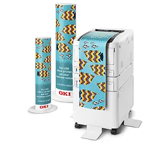 OKI C844dnw - Printer - farve - Duplex - LED - A3 - 1200 x 1200 dpi - op til 36 spm (mono) / op til 36 spm (farve) - kapacitet: 400 ark - USB 2.0, Gigabit LAN, Wi-Fi(n), NFC, USB 2.0 vært