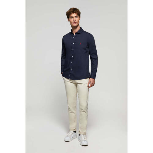 Polo Club - RIGBY GO SHIRT SLIM POPLIN Azul