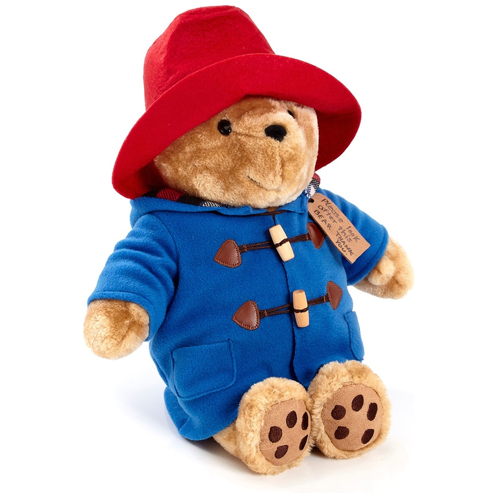 Großer, klassischer, kuscheliger Paddington-Plüschbär (30 cm)