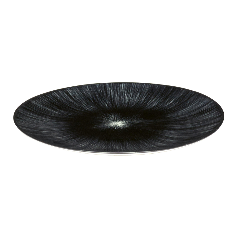 Serax Dé tableware by Ann Demeulemeester ontbijtbord Ø17,5 set van 2 White/Black 1