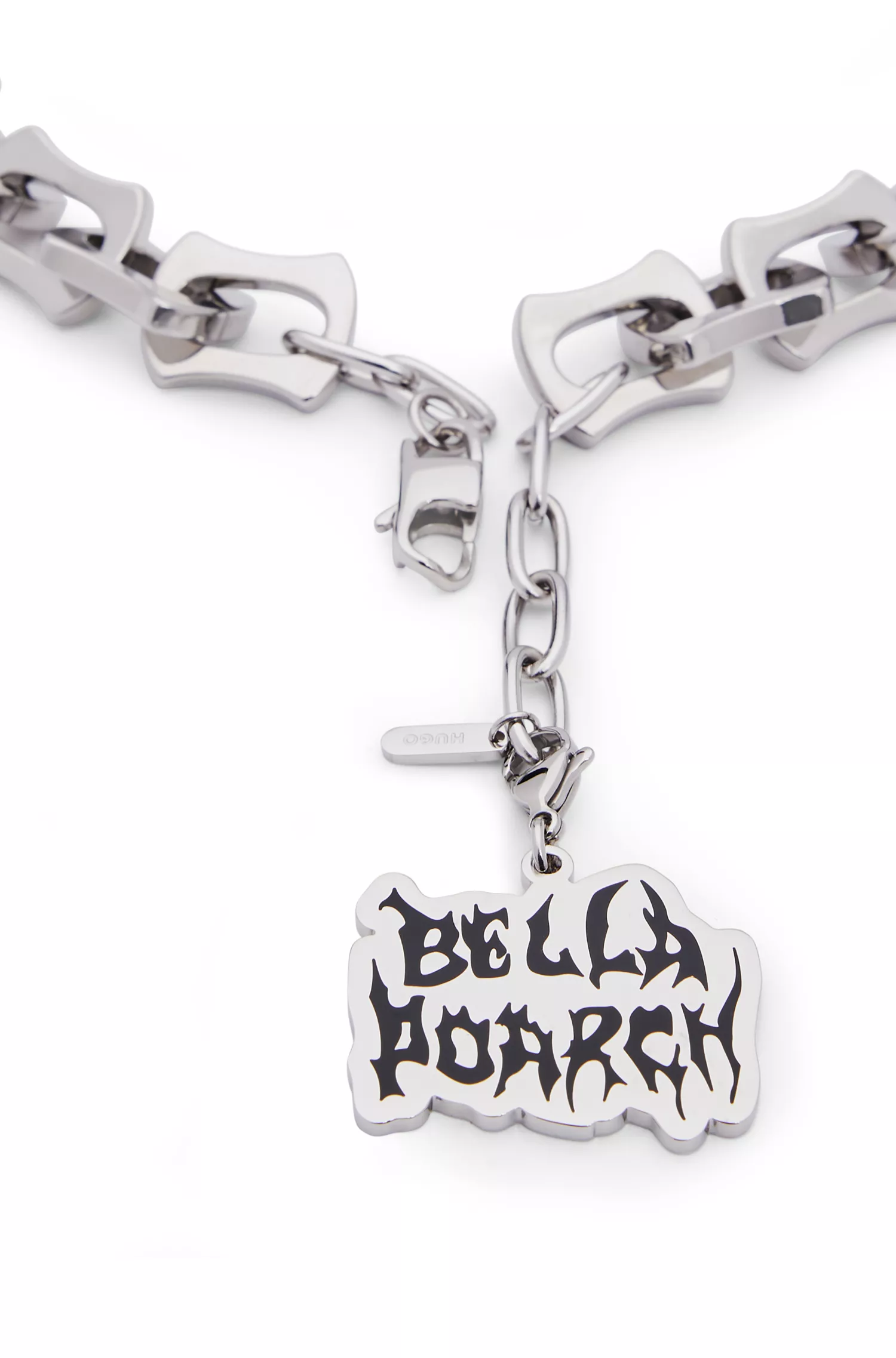 Colar choker HUGO Red-HUGO x Bella Poarch em aço inoxidável