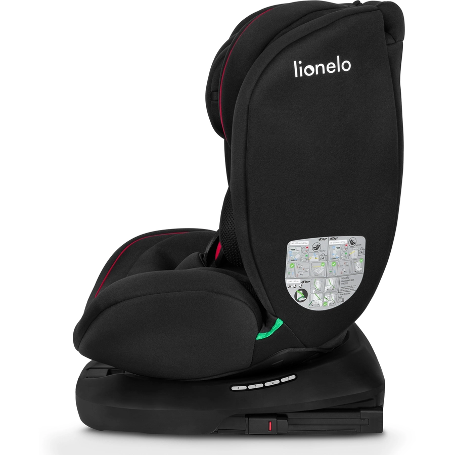 lionelo Kindersitz Bastiaan i-Size Black Red