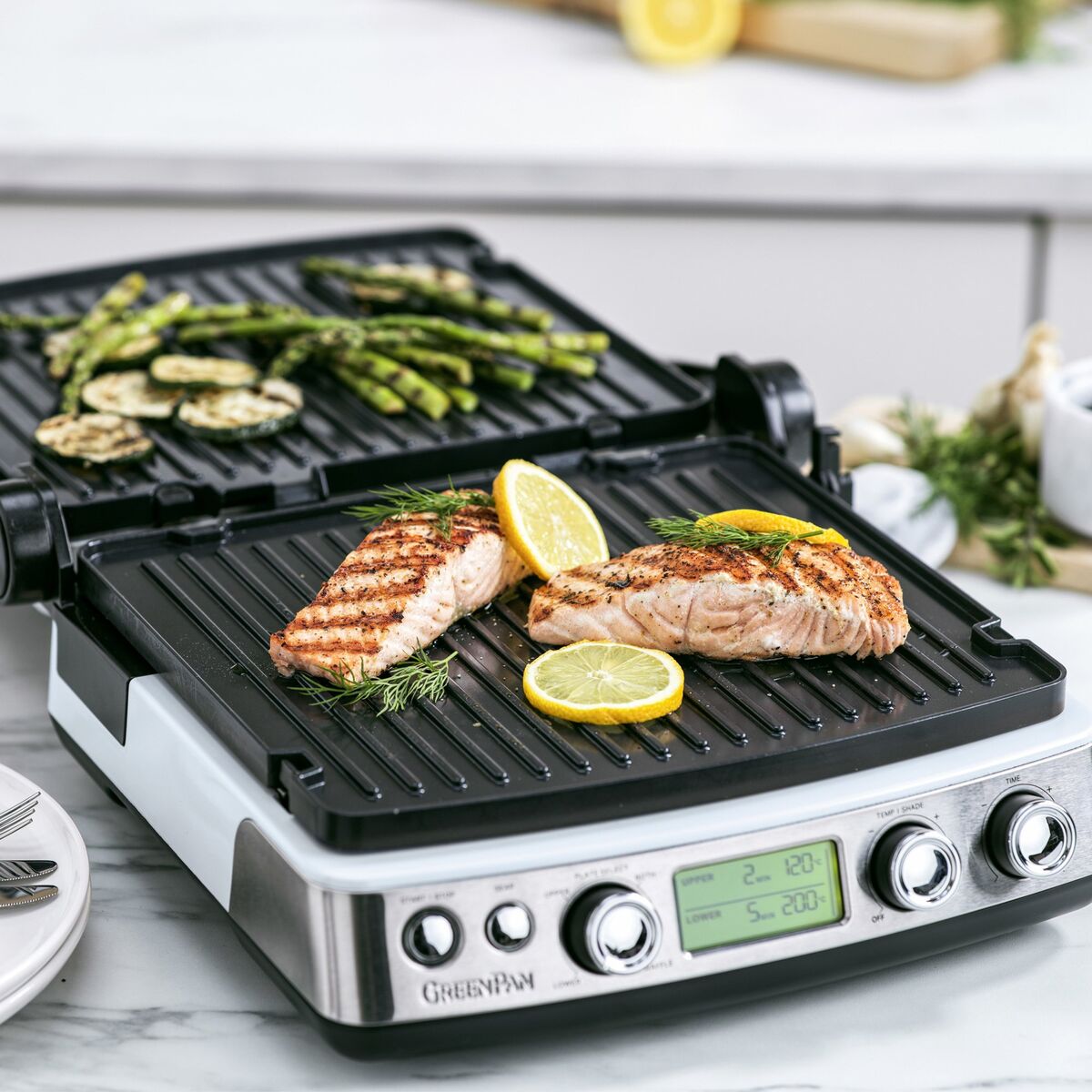 Elite kontaktgrill, blue haze