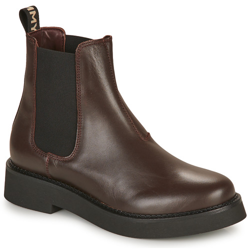 Tommy Jeans - TJW CHELSEA FLAT BOOT - Marron
