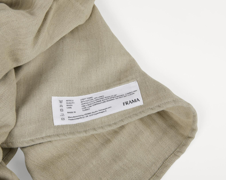 Frama Light Towel badlaken 100x150 Sage Green