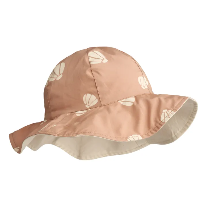 Liewood Chapeau Réversible Amelia Coton Bio | Rose pêche