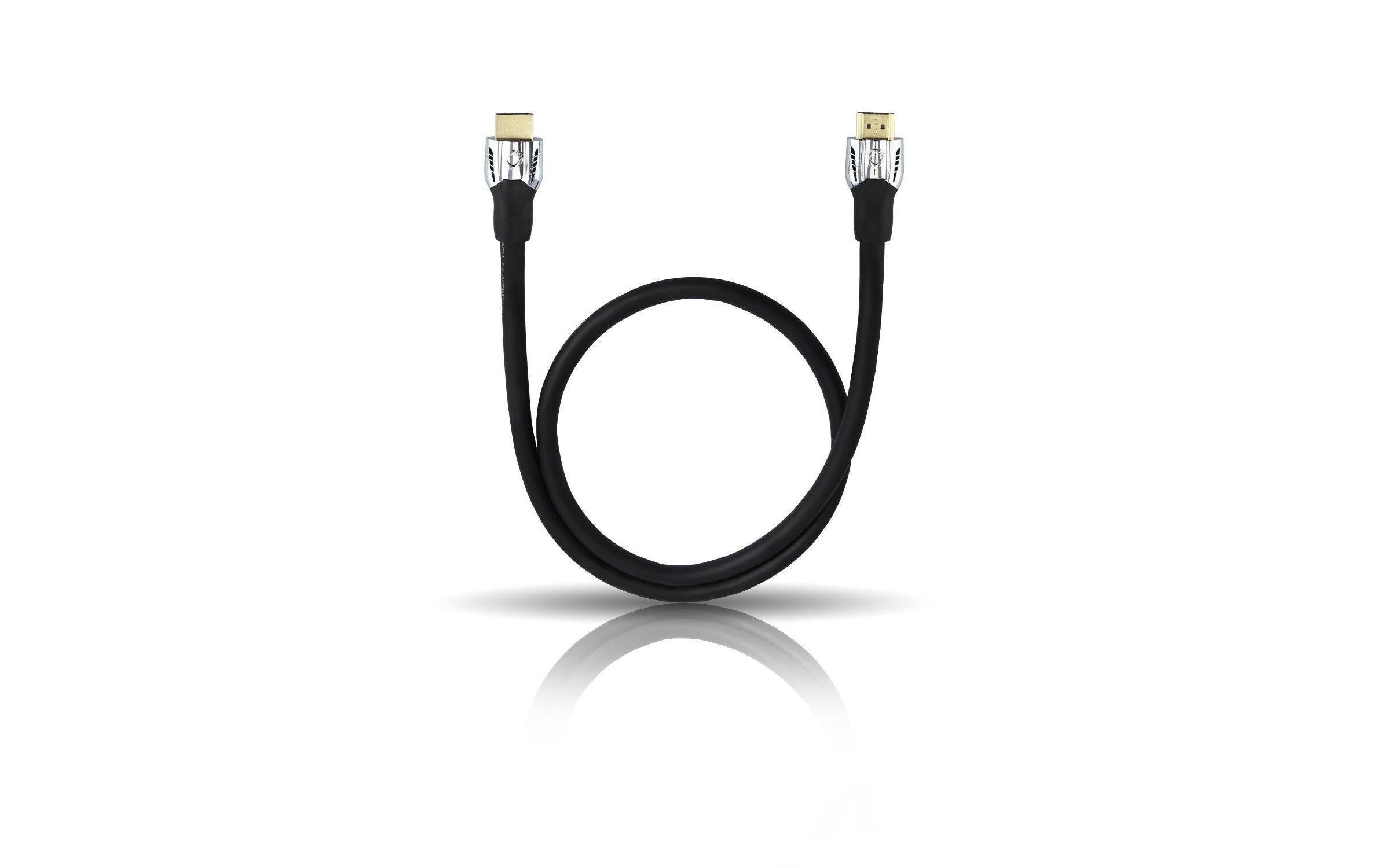 Kabel HDMI - HDMI, 1.7 mHigh-Speed-HDMI-Kabel mit Ethernet-Kanal, 1.7 Meter, schwarz