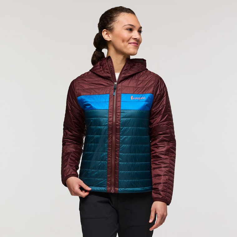 Cotopaxi Capa Insulated Hooded Jacket Chestnut And Abyss
