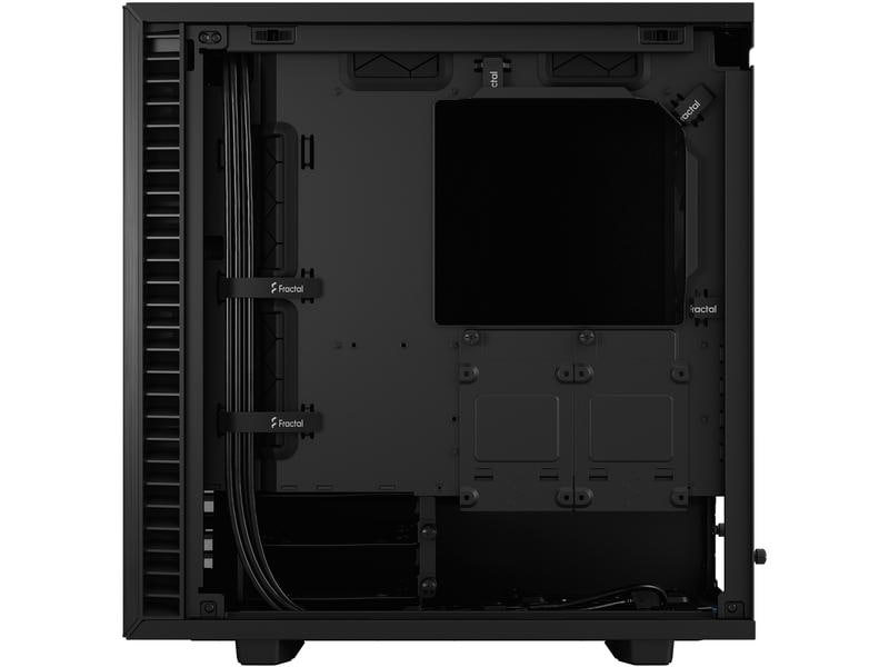 Fractal Design PC-Gehäuse Define 7 Mini Solid Schwarz Elegantes Mini-Tower-Gehäuse