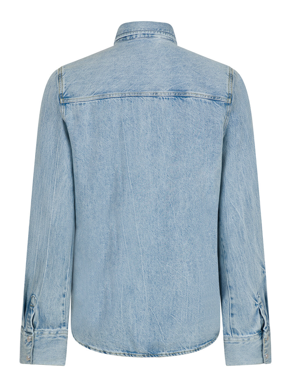 Neo Noir  Roger Denim skjorte - Smoke Blue