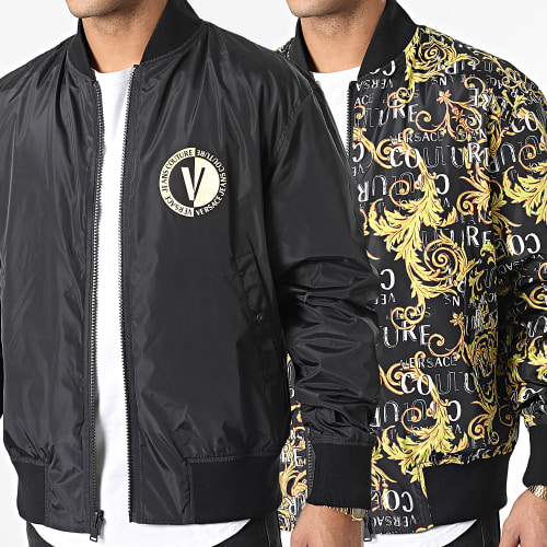 Veste Zippée Capuche Réversible Renaissance 74GASD17-CQS51 Noir
