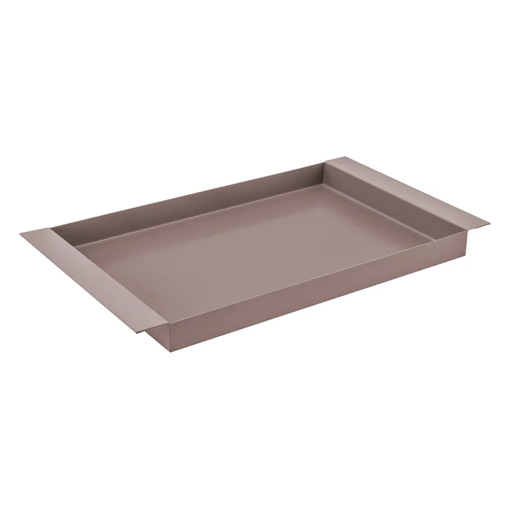 Remember - Rio Metall-Tablett gross, mocca