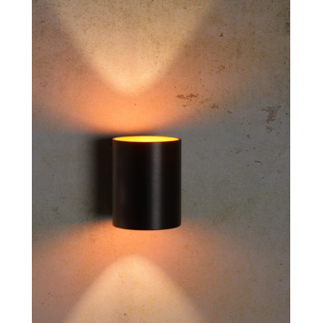 Lucide XERA wandlamp Ø 8 cm Zwart