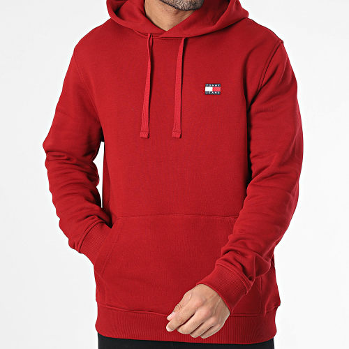 Sweat Capuche Badge 7988 Bordeaux