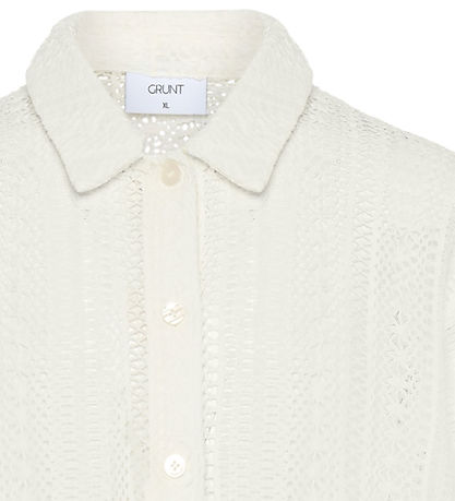Grunt Hemd - GRPooa Flo - Off White
