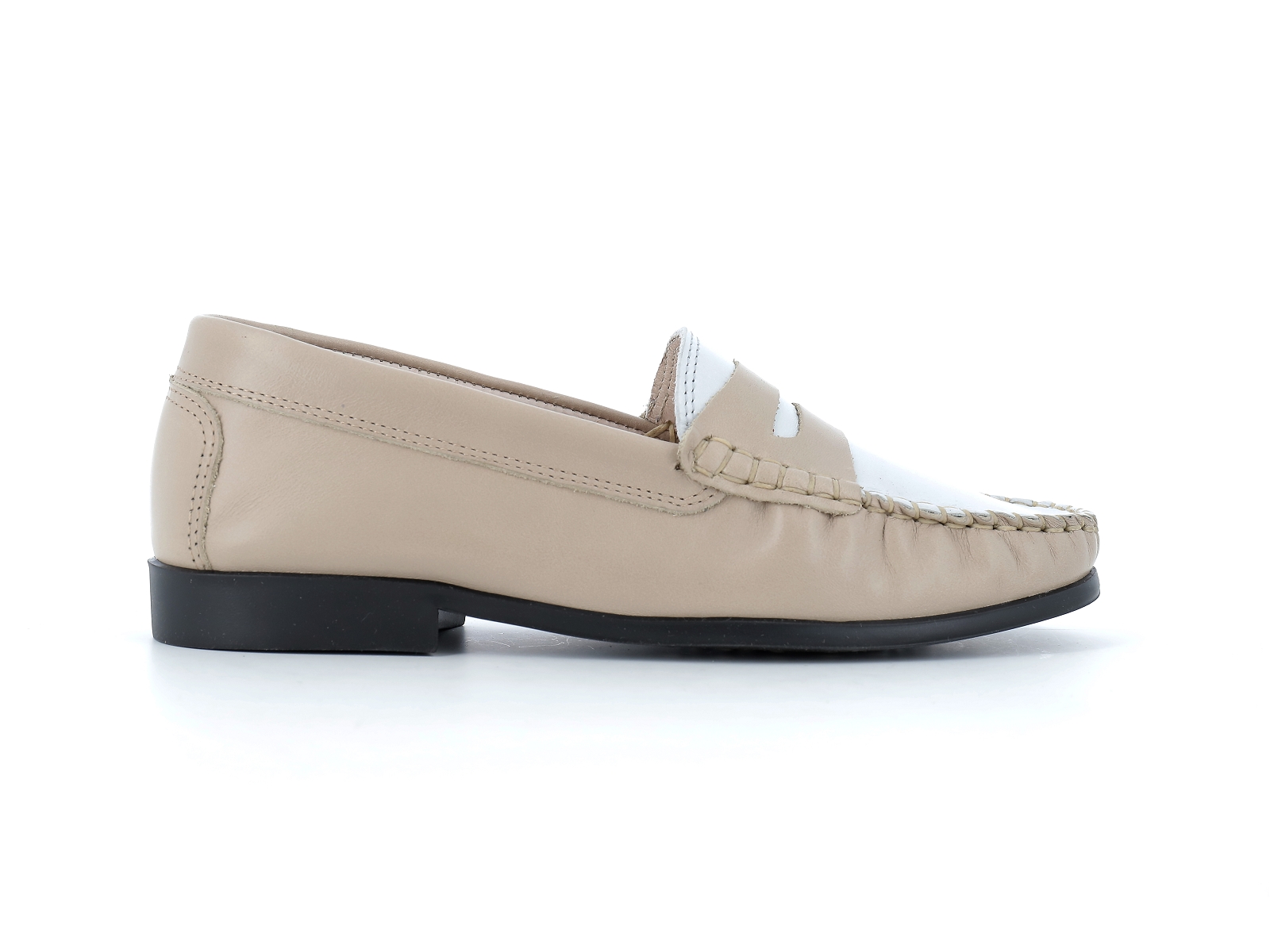 Ottilia-ASTRIA Cuir Blanc Beige