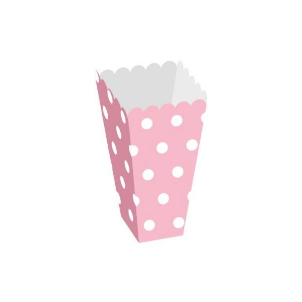 Macadamia Caixas Altas de Pipocas Bolinhas Rosa 12 un. - 250045136