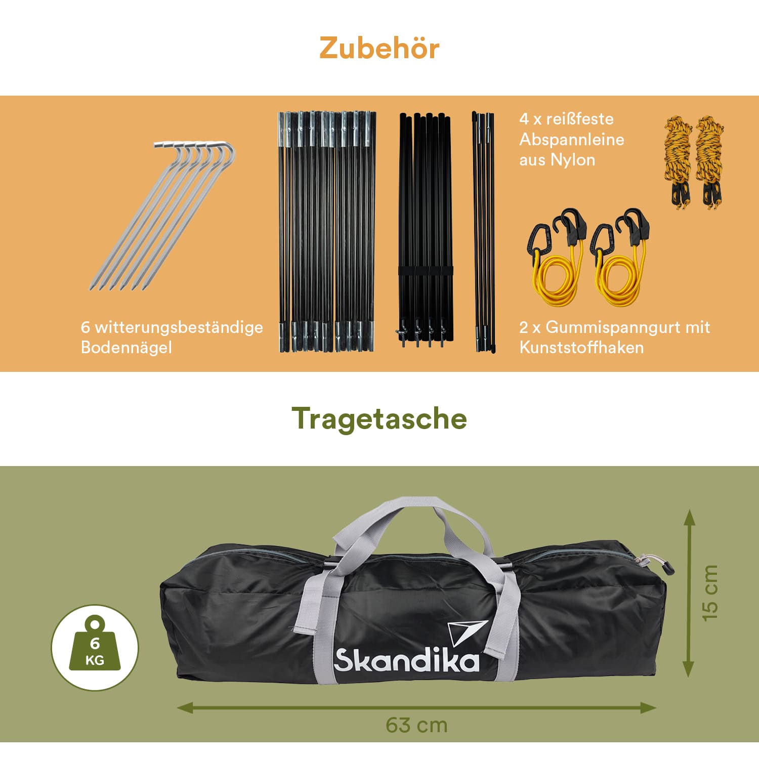 Skandika Zonnescherm SUV Voortent