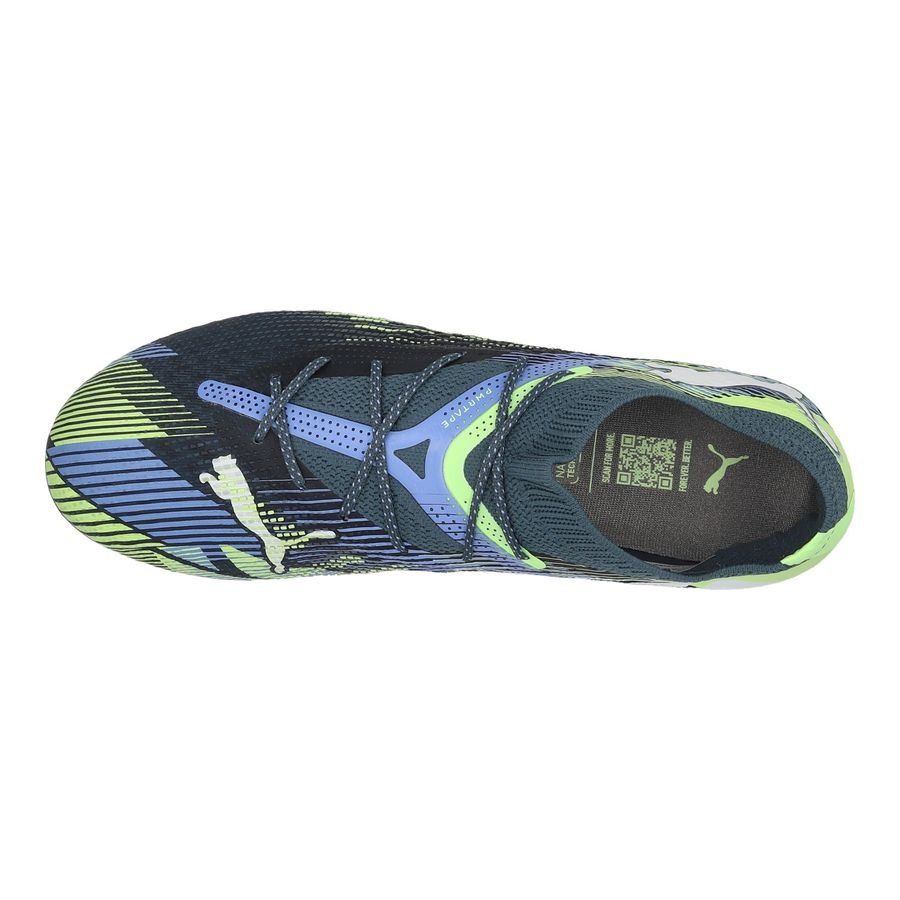 PUMA Future 7 Ultimate Low FG/AG Lights Out - Gray Skies/Blanc/Fizzy Apple