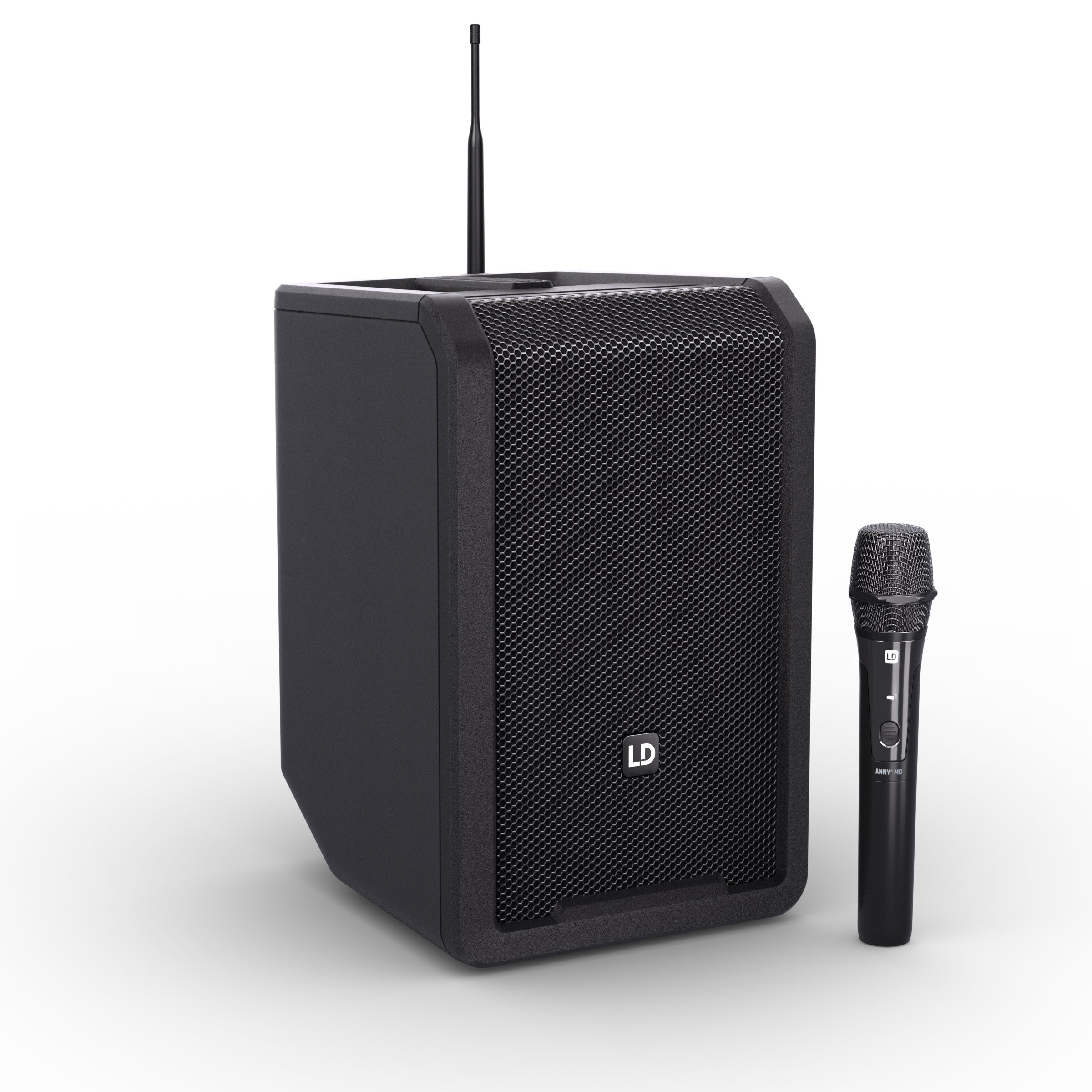 LD Systems ANNY 8 HHD B6 Stage Black met handheld 655-679 MHz