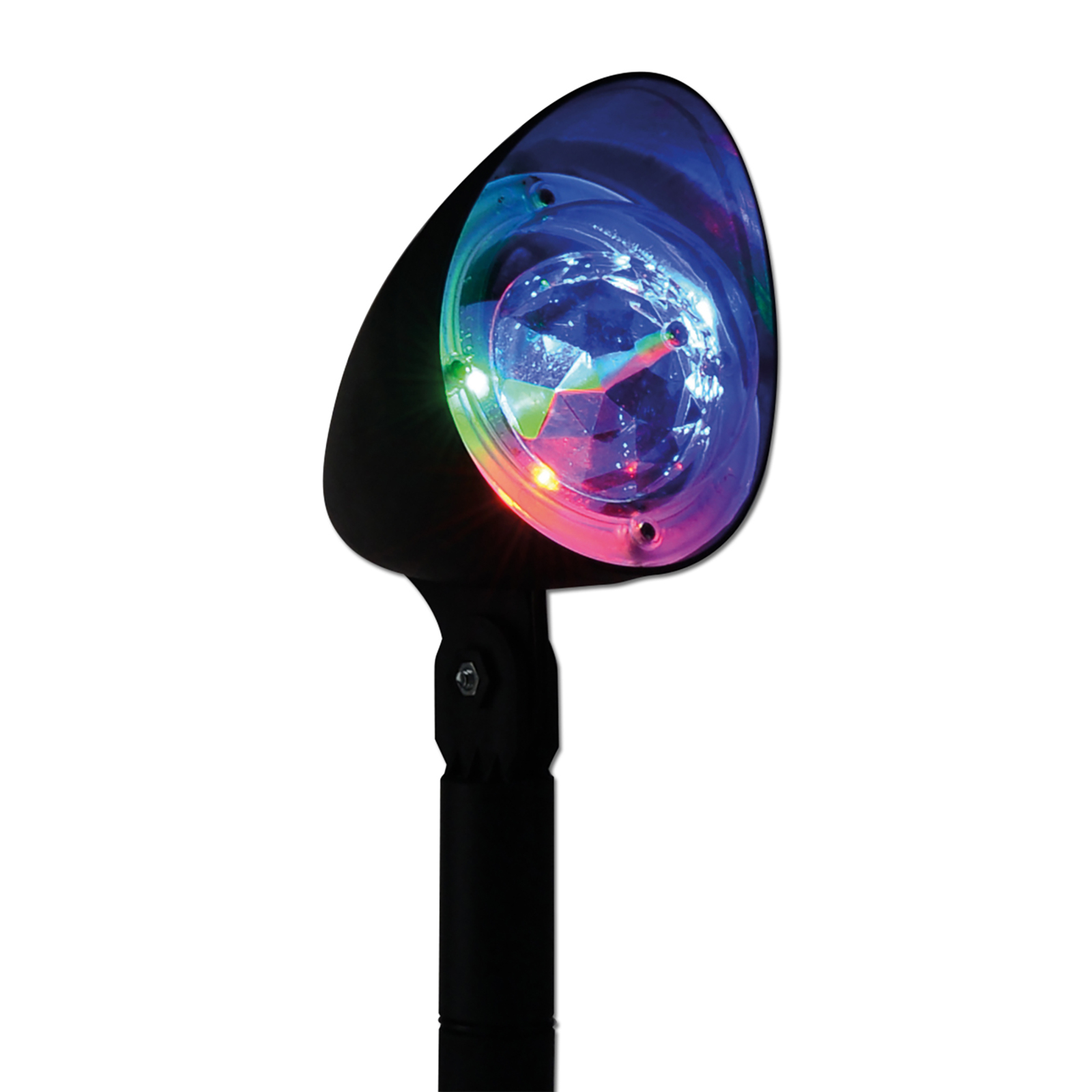 LED-Außenstrahler SPOTLIGHT - schwarz-bunt - 31 cm