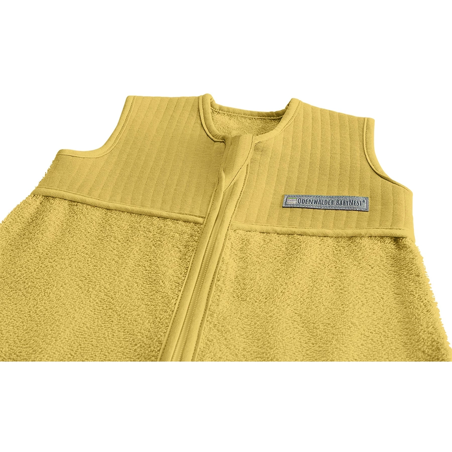 Odenwälder Frottée-Schlafsack mustard