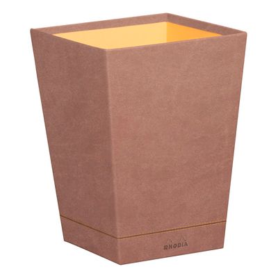 RHODIA Rhodiarama - Corbeille à papier - bois de rose - en polyuréthane