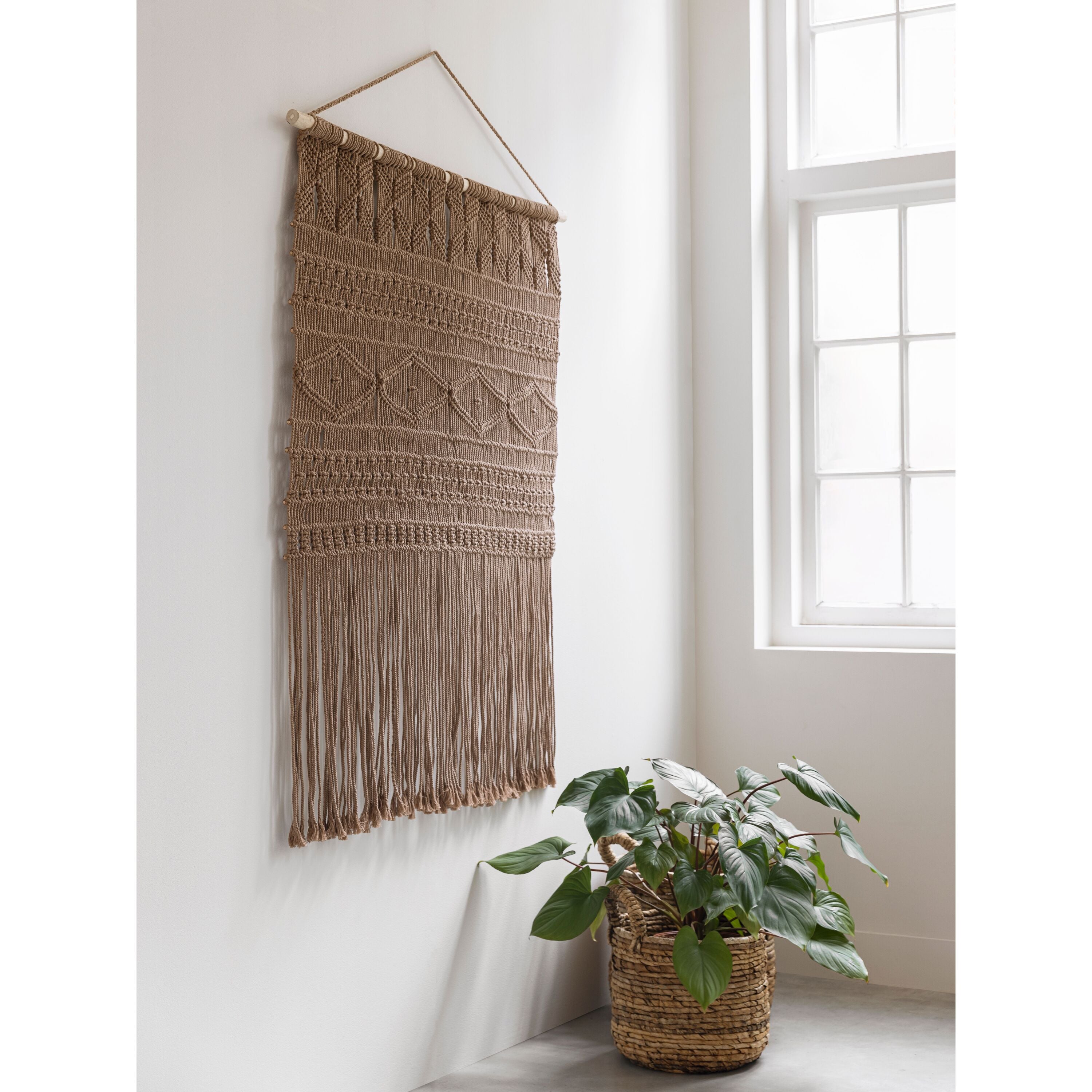 MUST Living Wall Decor Bahamas ,130x100x4 cm, khaki