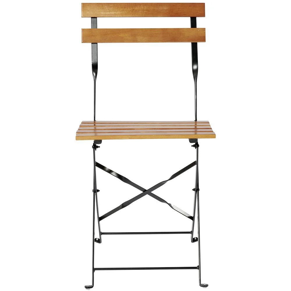 Chaise de jardin pliante Bali métal bois