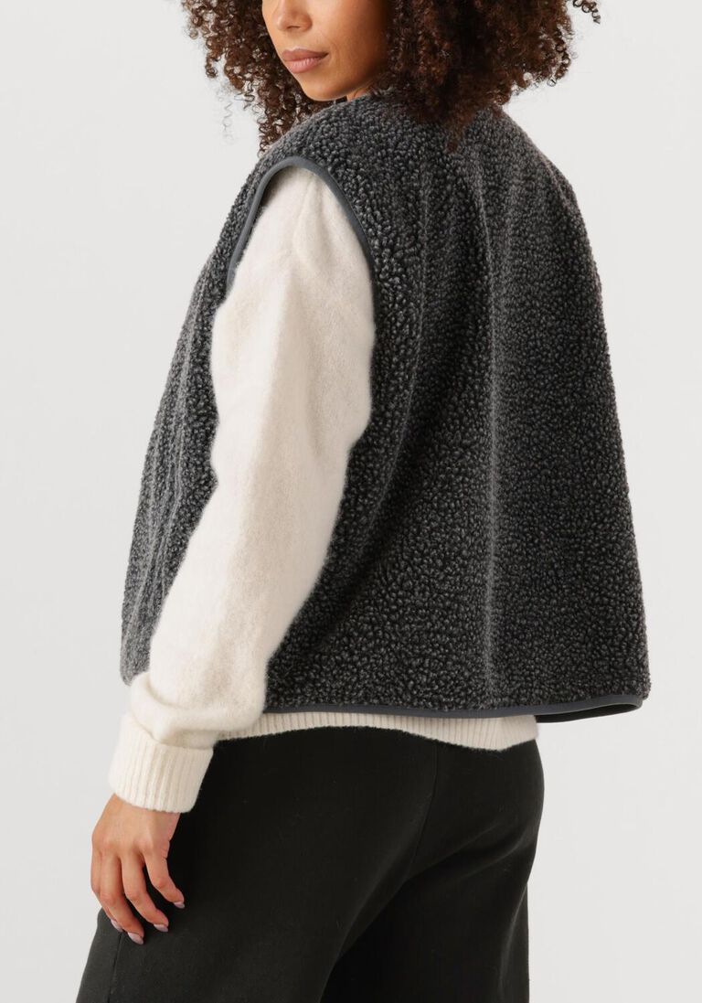 donkergrijze american vintage gilet hoktown