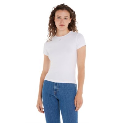 Tee-shirt à manches courtes femme Tjw Bby Essential Rib TOMMY HILFIGER