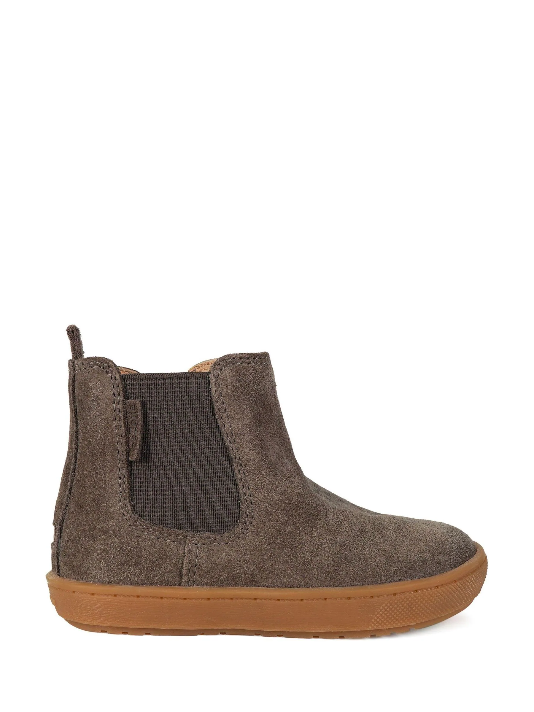 ToeZone River Bruin suède leren Boots met kruisje en rits voor Jongens