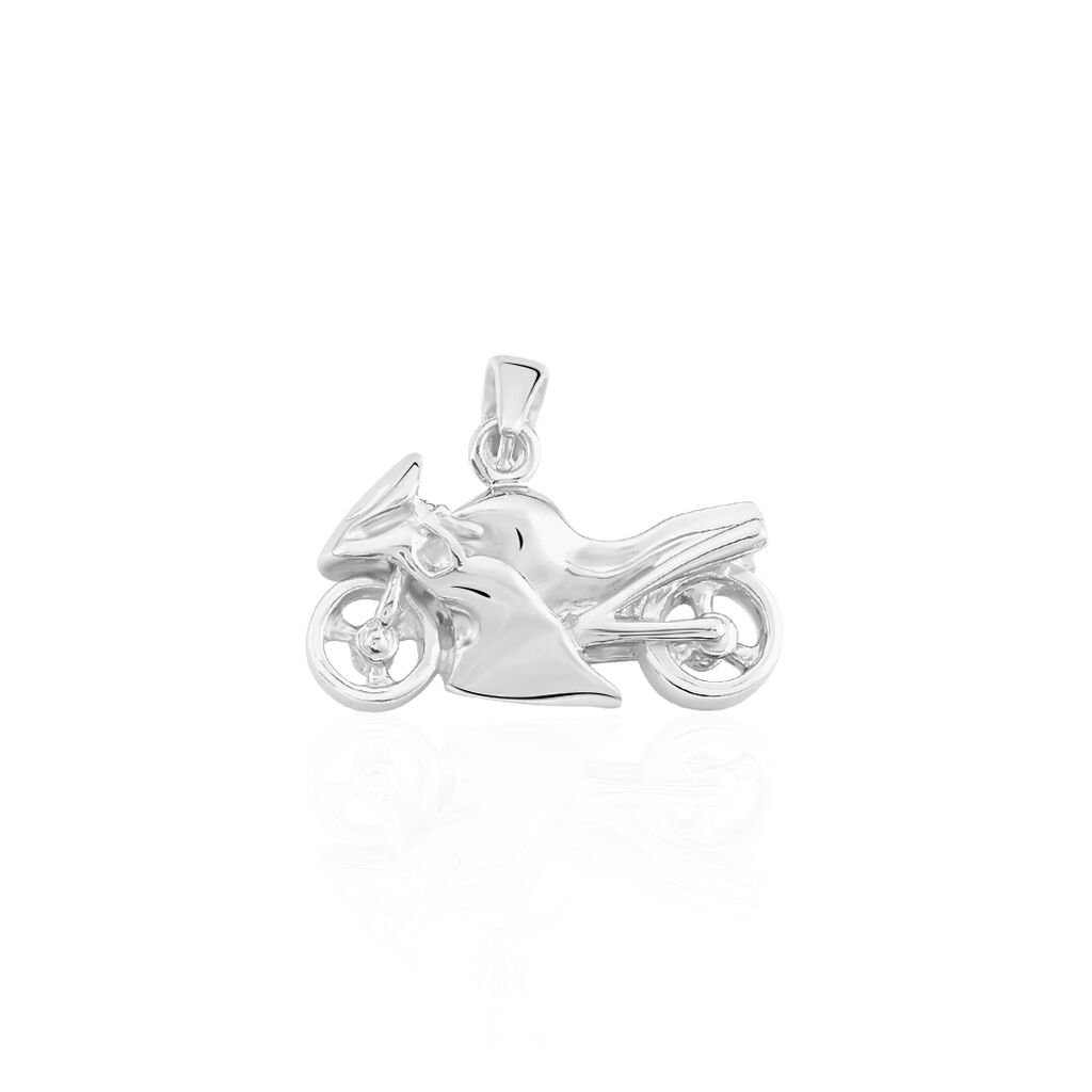 Pendentif Costanza Argent Blanc
