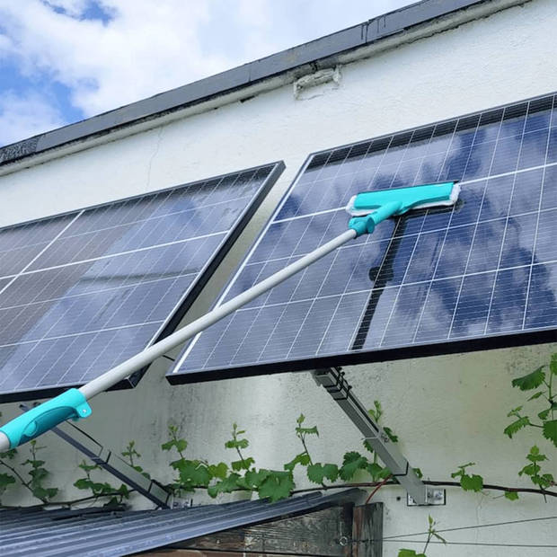 Leifheit Raamwisser 3in1 28 cm met telescoopsteel en draaiknop (110-190 cm) - Click System