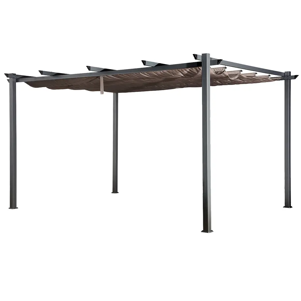 Happy Garden Pergola CASSIS - Bruin - Aluminium