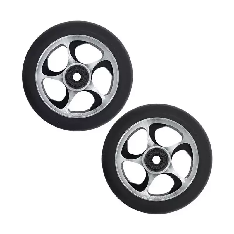 Paire de roues trottinette PREY Sense Black/Raw (X2) 110x30mm