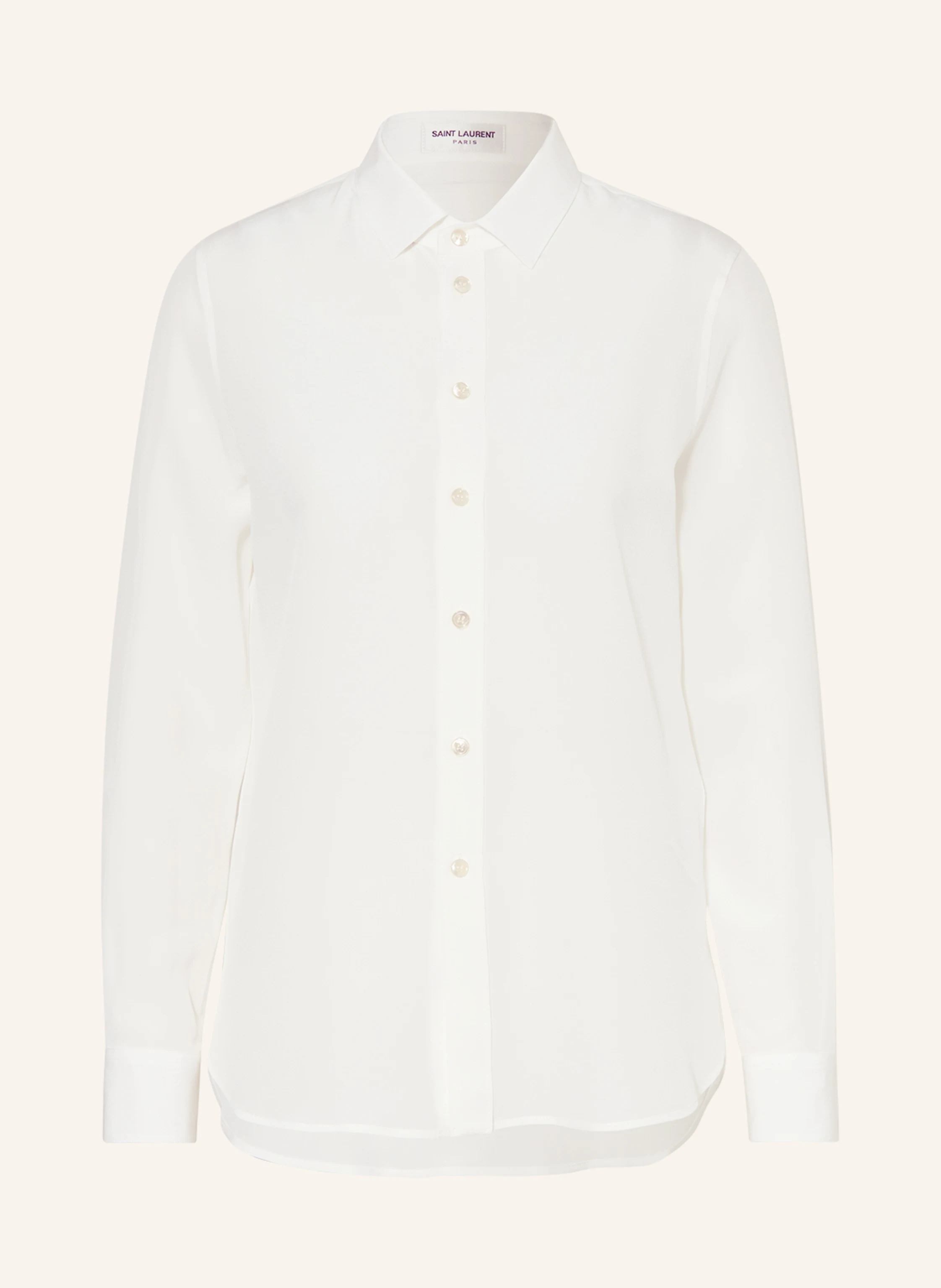 SAINT LAURENT Hemdbluse aus Seide