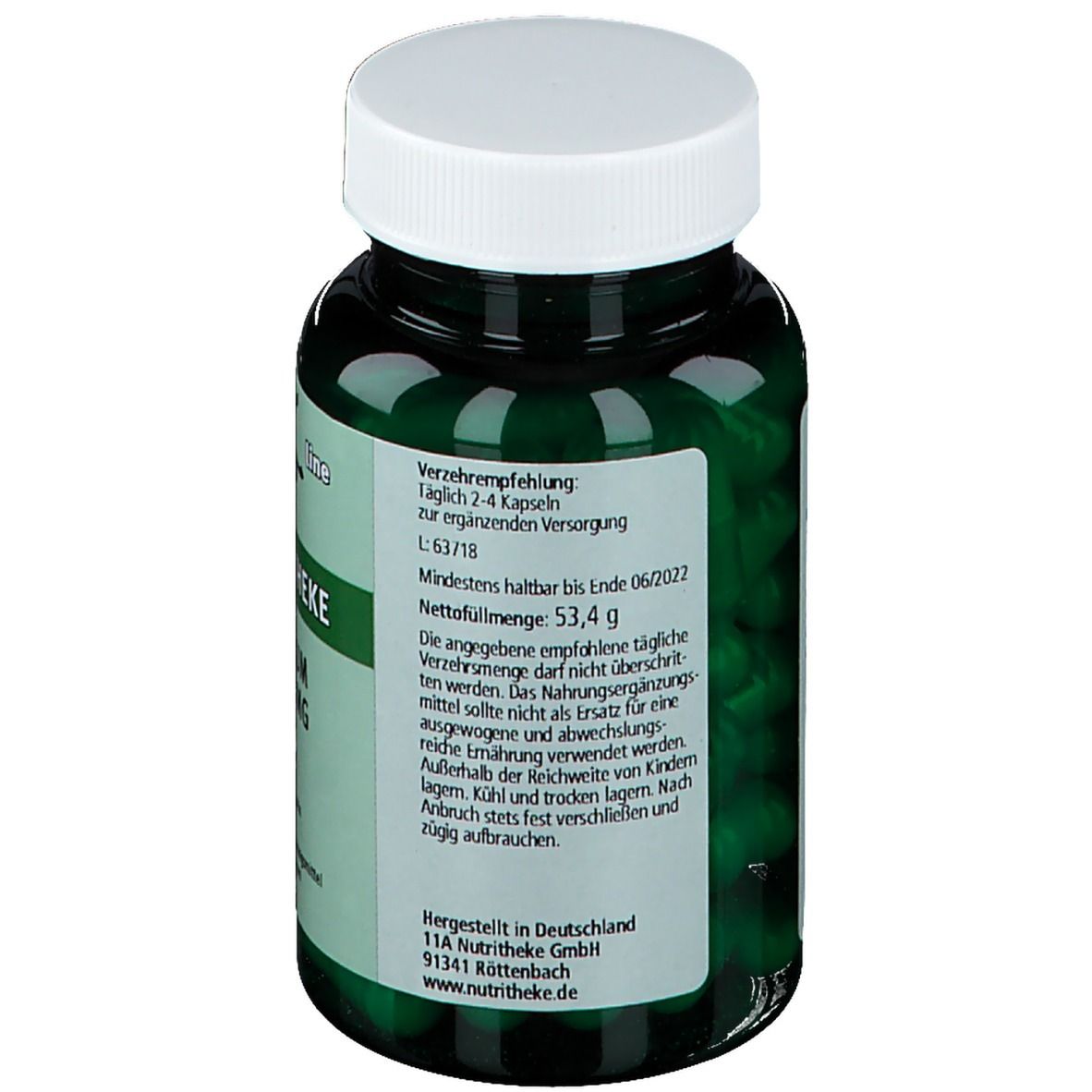 green line NUTRITHEKE Kalium 200 mg