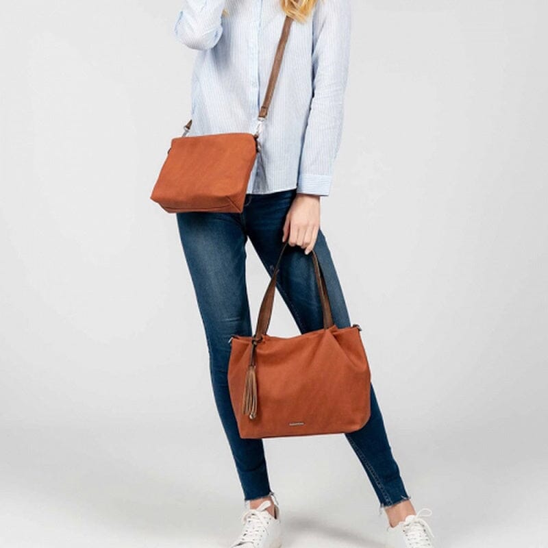 Emily & Noah Elke Bag in Bag Shopper M Cognac