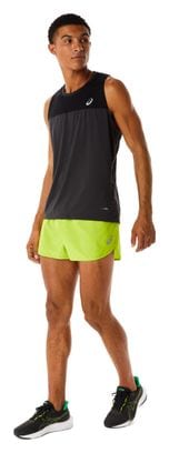 Short splité Asics Core Run Jaune Homme